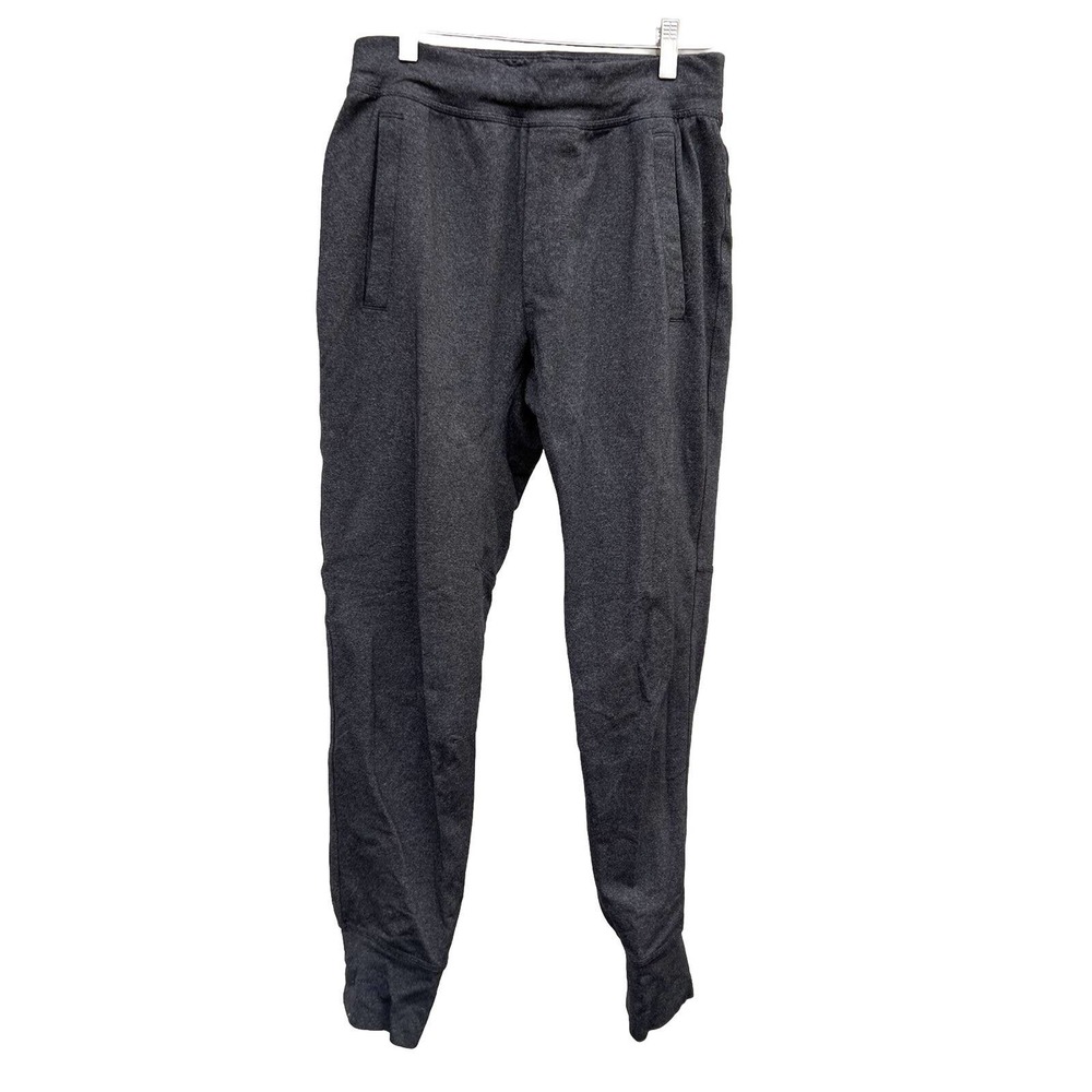 LULULEMON JOGGERS Mens Sz Small Gray Drawstring Athletic City Sweat Pants EXC